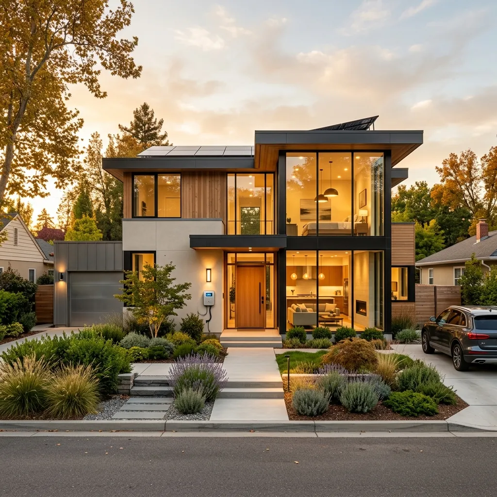 Modern home — residential energy consultation services